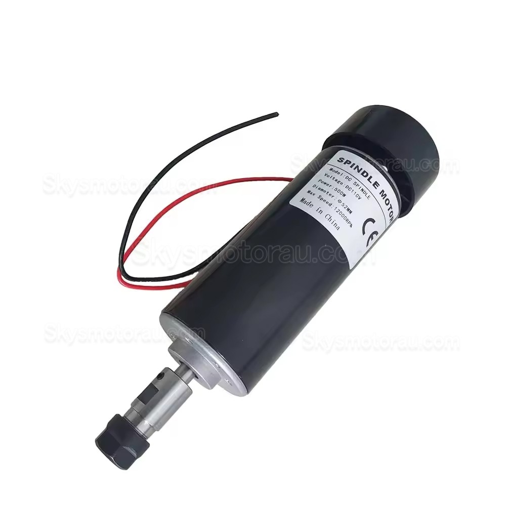 500W 110V/220V Air Cooled Spindle Motor Kit Indc. Power Supply With Speed Governor & 13Pcs ER11 Collet